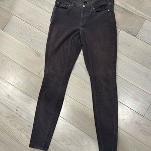 GAP Women's grey low waist skinny corduroy pants